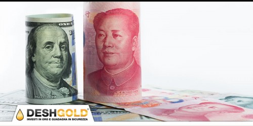 dollaro americano e yuan cinese
